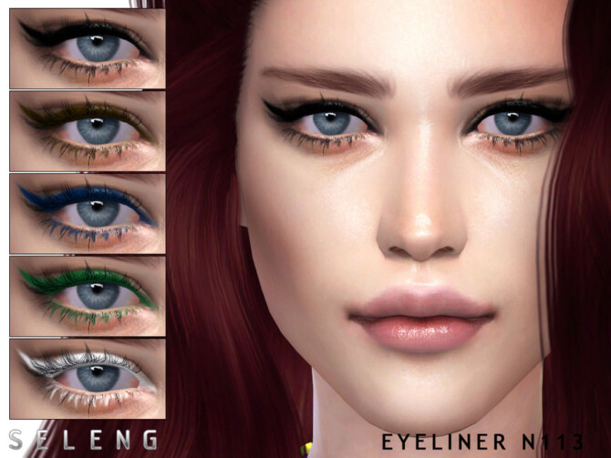 Sims 4 Eyeliner N113 by Seleng at TSR