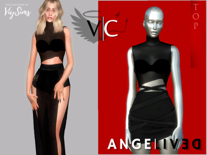 Angelived Collection Top Vi By Viy Sims