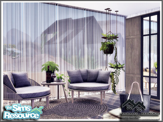 Sims 4 EUPALIN Bedroom by marychabb at TSR
