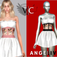 Angelived Collection Dress Xii By Viy Sims