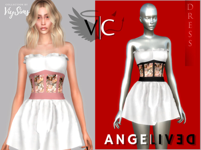 Angelived Collection Dress Xii By Viy Sims