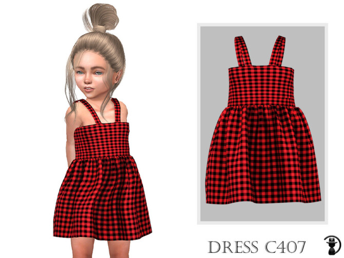 Sims 4 Dress C407 by turksimmer at TSR