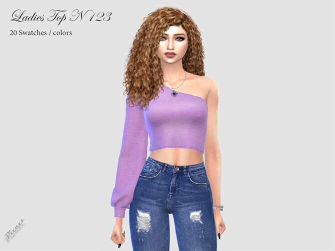 Sims 4 LADIES TOP N 123 by pizazz at TSR