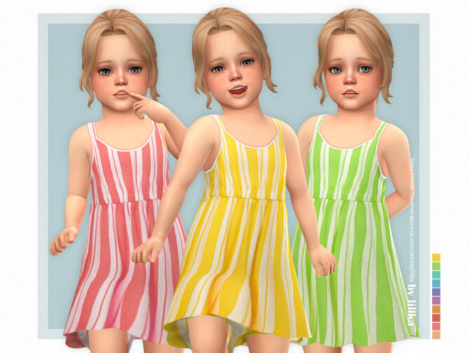 Sims 4 Sue Dress by lillka at TSR