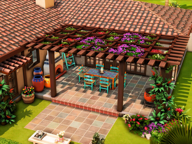 Sims 4 Casa Feliz Cinco de Mayo by xogerardine at TSR