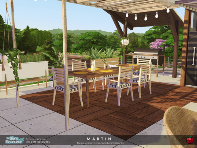 Sims 4 Martin terrace by melapples at TSR
