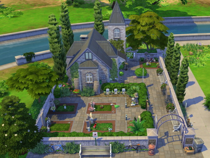 Sims 4 Eternal Rest Graveyard by Flubs79 at TSR