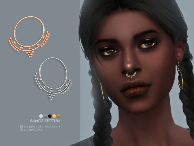 Sims 4 Sands septum by sugar owl at TSR