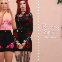 Roses Skirt By Dissia