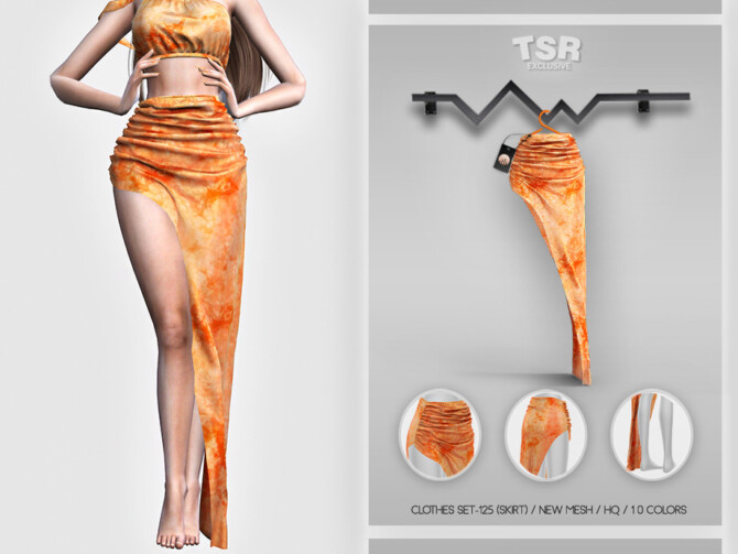 Sims 4 CLOTHES SET 125 (SKIRT) BD461 by busra tr at TSR