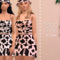 Moo Top By Dissia
