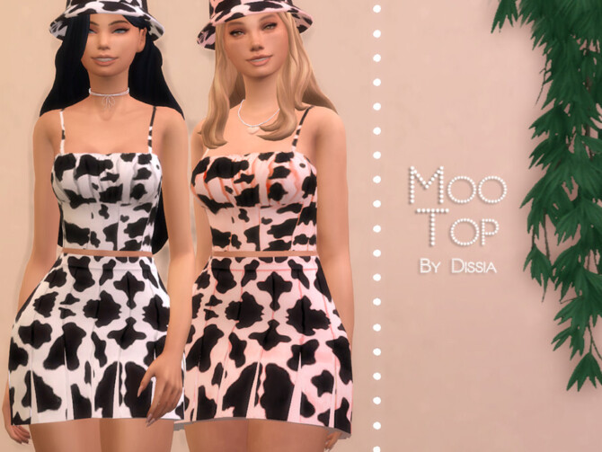 Sims 4 Moo Top by Dissia at TSR