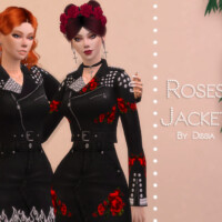 Roses Jacket By Dissia