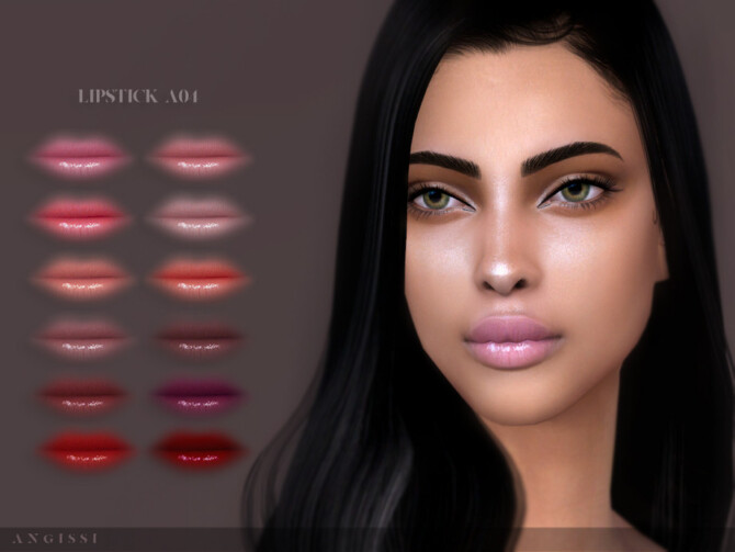 Sims 4 Lipstick A04 by ANGISSI at TSR