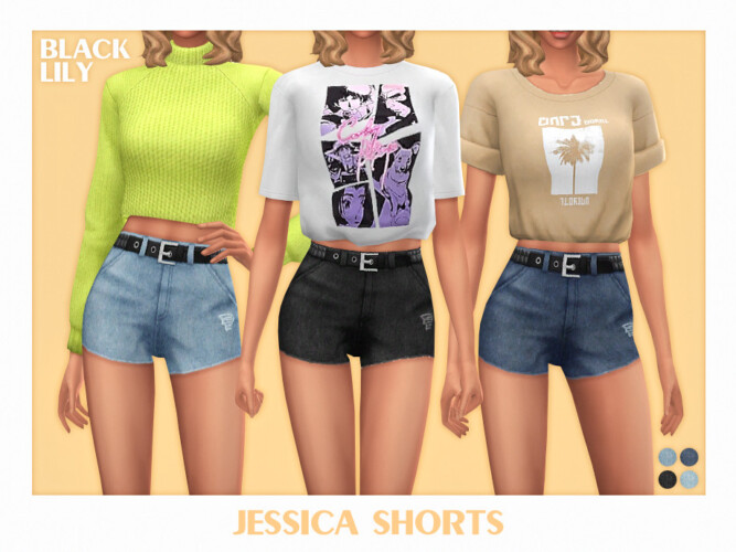 Jessica Shorts By Black Lily