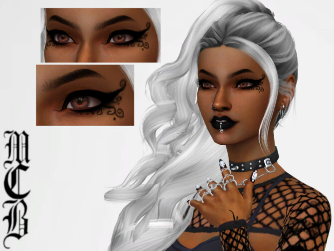 Sims 4 Aino Eyeliner by MaruChanBe at TSR