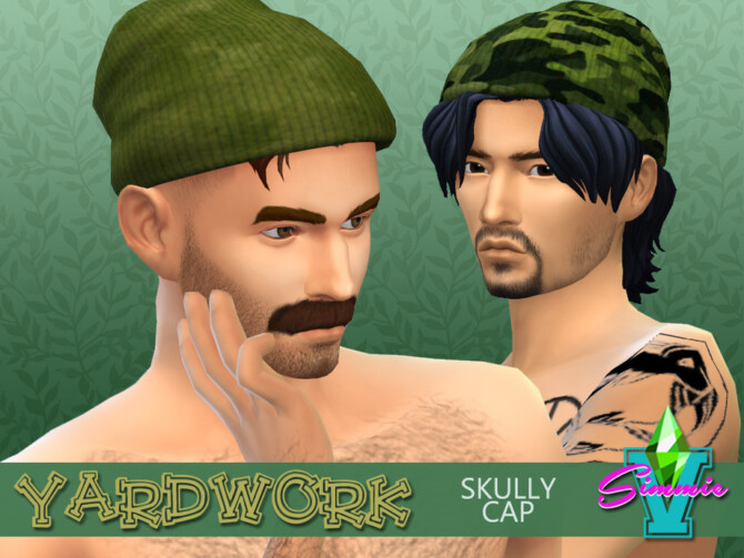 Sims 4 Yardwork Skully Cap by SimmieV at TSR