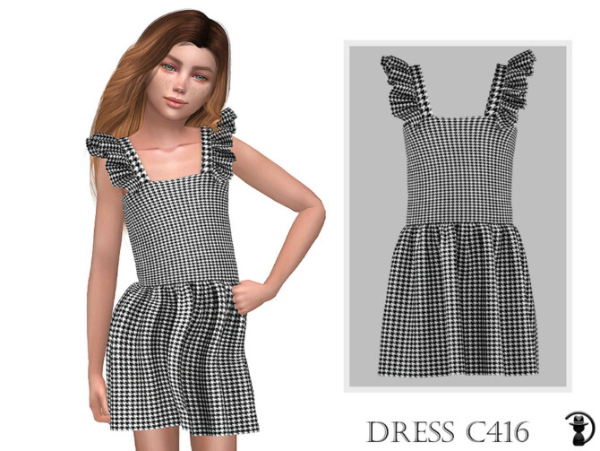 Sims 4 Dress C416 by turksimmer at TSR