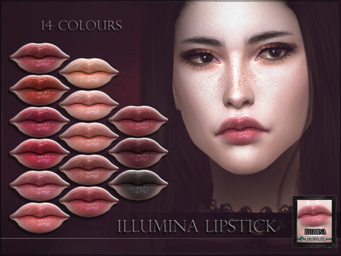 Sims 4 Illumina Lipstick by RemusSirion at TSR