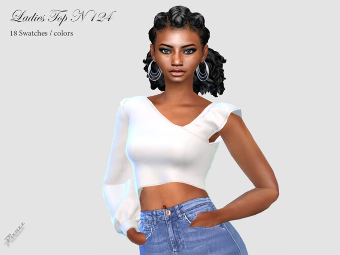 Sims 4 Ladies Top N 124 by pizazz at TSR