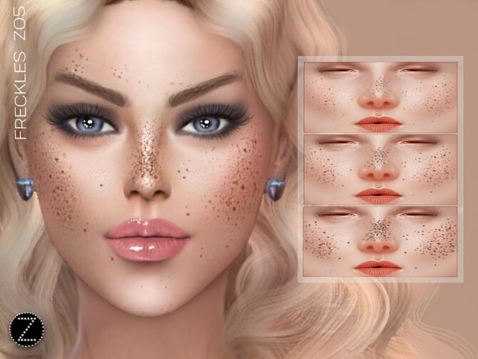 Sims 4 FRECKLES Z05 by ZENX at TSR