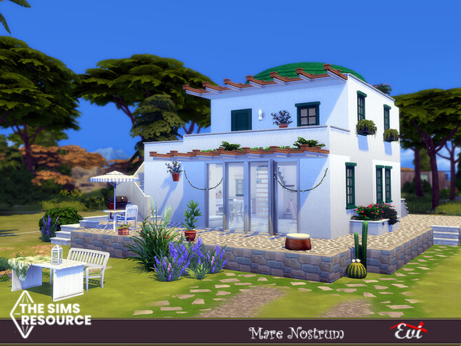 Sims 4 Mare Nostrum home by evi at TSR