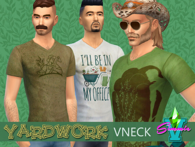 Sims 4 Yardwork V Neck by SimmieV at TSR