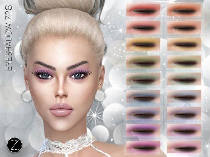 Sims 4 EYESHADOW Z26 by ZENX at TSR