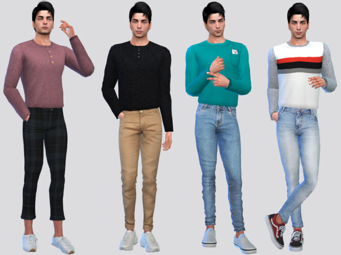 Tucked Longsleeve Tees By Mclaynesims