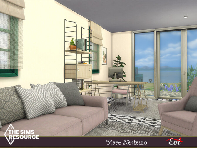 Sims 4 Mare Nostrum home by evi at TSR