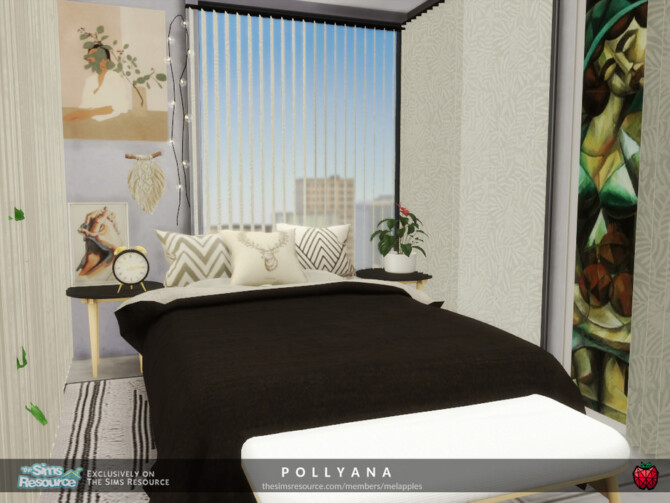 Sims 4 Pollyana apartment by melapples at TSR