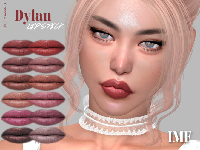 Sims 4 IMF Dylan Lipstick N.342 by IzzieMcFire at TSR