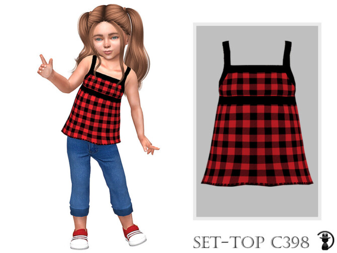 Sims 4 Set Top C398 by turksimmer at TSR