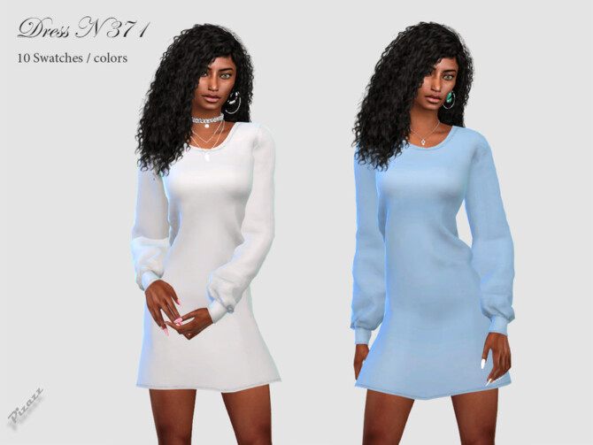 Sims 4 DRESS N 371 by pizazz at TSR