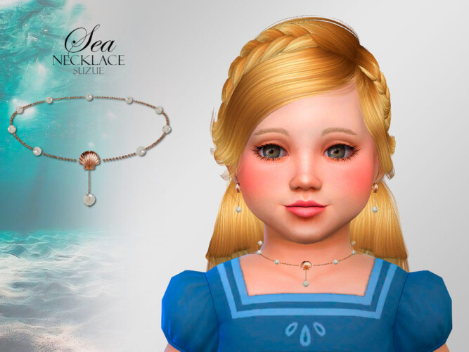 Sea Toddler Necklace By Suzue