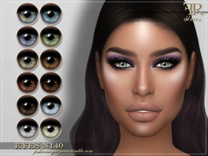 Sims 4 FRS Eyes N140 by FashionRoyaltySims at TSR