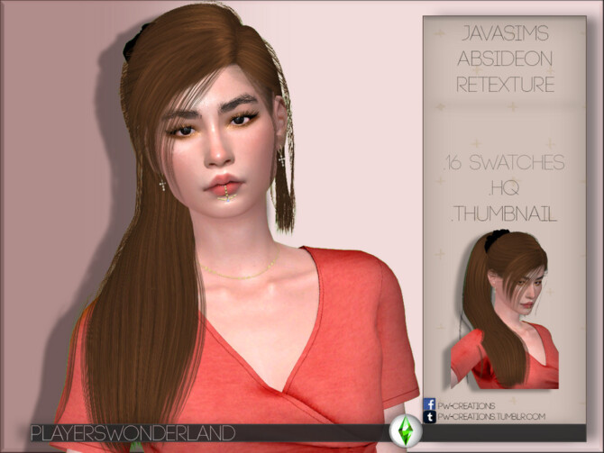 Sims 4 JavaSims Absideon Hair Retexture by PlayersWonderland at TSR