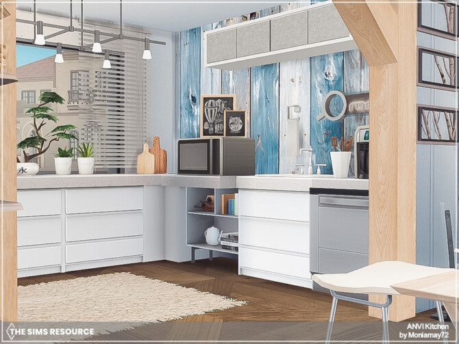 Sims 4 Anvi Kitchen by Moniamay72 at TSR