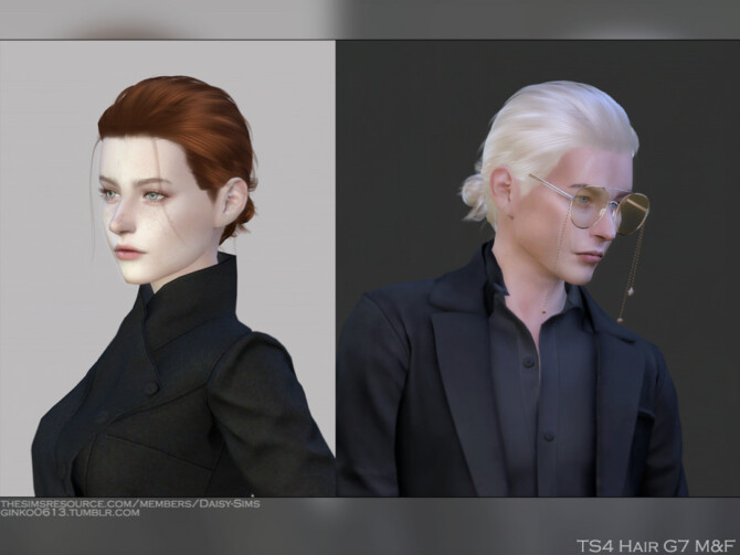 Sims 4 Male & Female Hair G7 by DaisySims at TSR