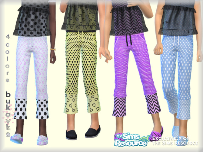 Sims 4 Pants LOL 2 150521 by bukovka at TSR