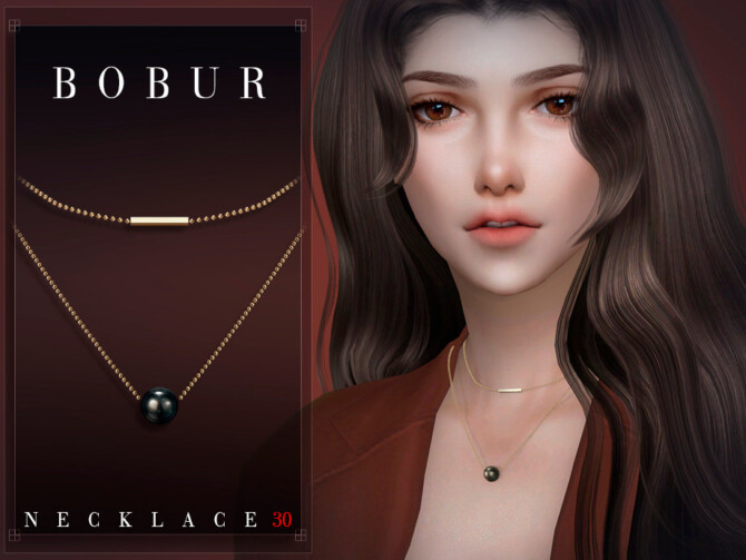 Sims 4 Necklace 30 by Bobur3 at TSR