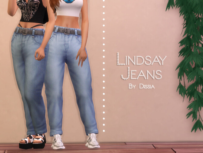 Sims 4 Lindsay Jeans by Dissia at TSR