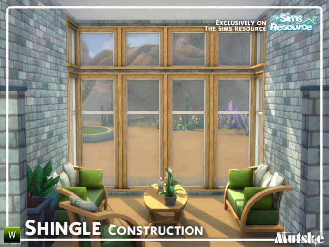 Sims 4 Shingle Construction Part 2 by mutske at TSR