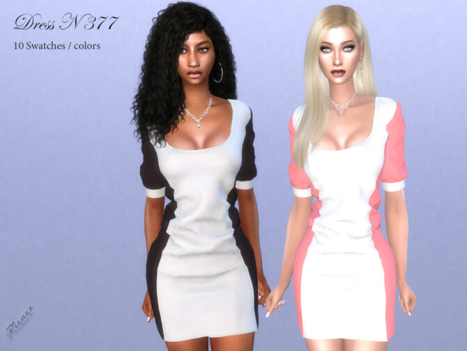 Sims 4 DRESS N 377 by pizazz at TSR
