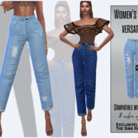Women’s Jeans Versatile By Sims House