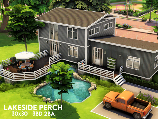 Sims 4 Lakeside Perch by xogerardine at TSR