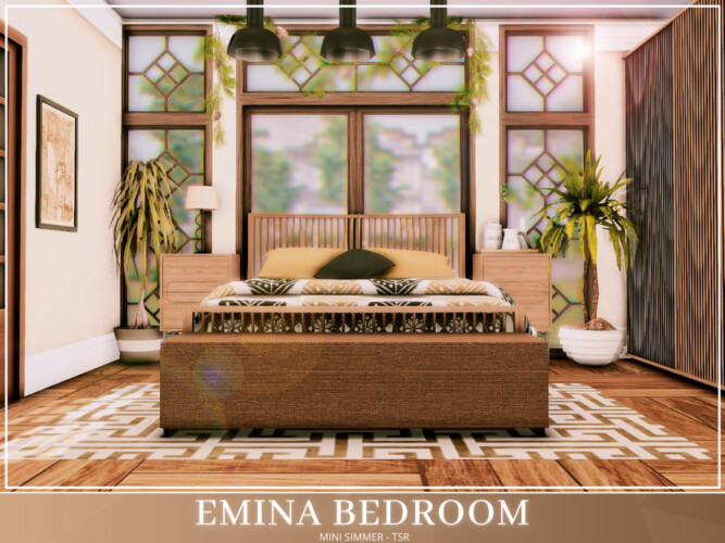 Emina Bedroom by Mini Simmer at TSR » Sims 4 Updates