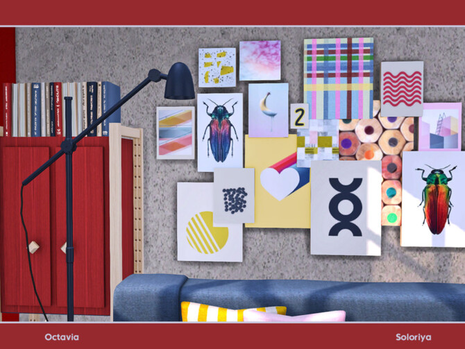 Sims 4 Octavia living room by soloriya at TSR