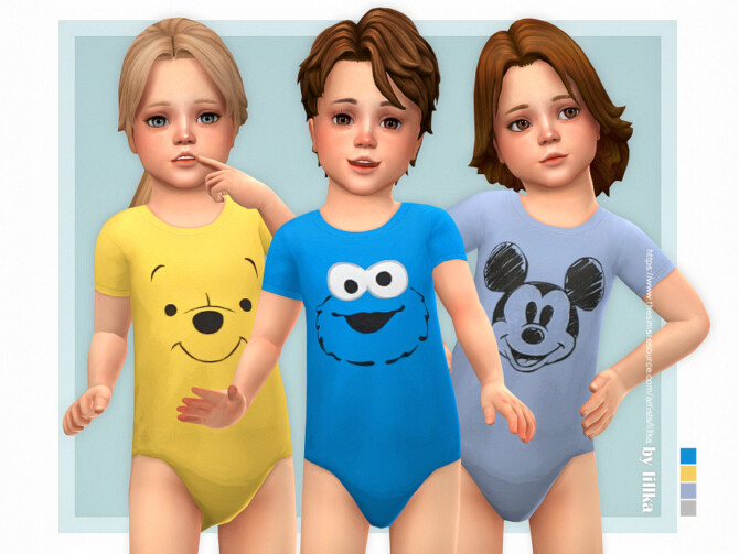 Sims 4 Toddler Onesie 13 by lillka at TSR