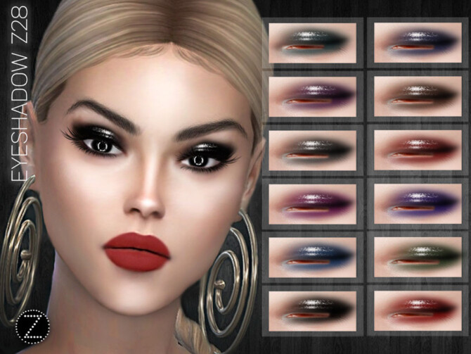 Sims 4 EYESHADOW Z28 by ZENX at TSR